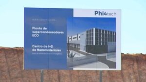 Phi4tech mantiene su planificacion para instalar una fabrica de supercondensadores en la Plataforma Logistica de Badajoz